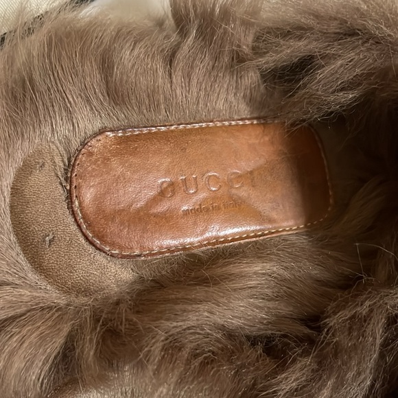 Auth GUCCI PRINCETOWN Fire Mules Slides HORSEBIT Shoes 40 Loafer - Picture 5 of 10